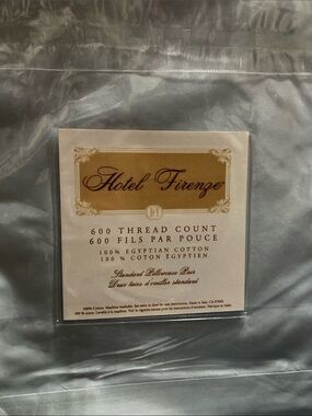 600 Thread Count Egyptian Cotton Pillowcase - Silver